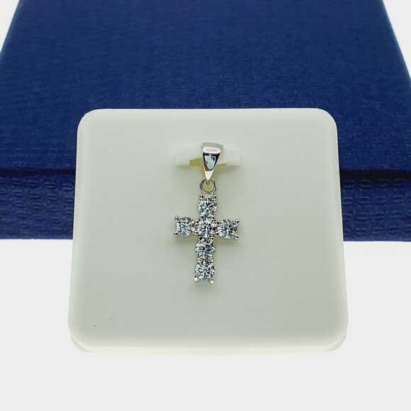 - "#925 Sterling Silver Cubic Zircon Pendant for Women/Girls, US925P1055 - Picture 6 of 9